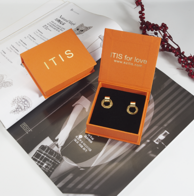 Caja de embalaje de joyería de papel única personalizada