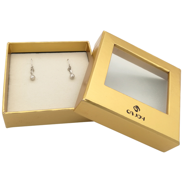 Fábrica de embalaje de cajas de papel de joyería personalizada