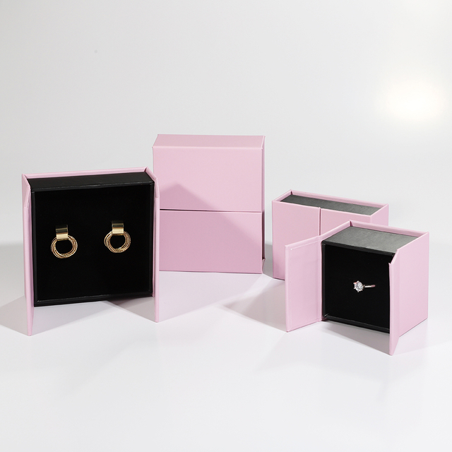 Caja de embalaje personalizada de marca de joyería personalizada