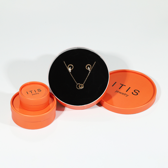 Fábrica de embalaje de papel de caja de pendiente al por mayor personalizada de China 