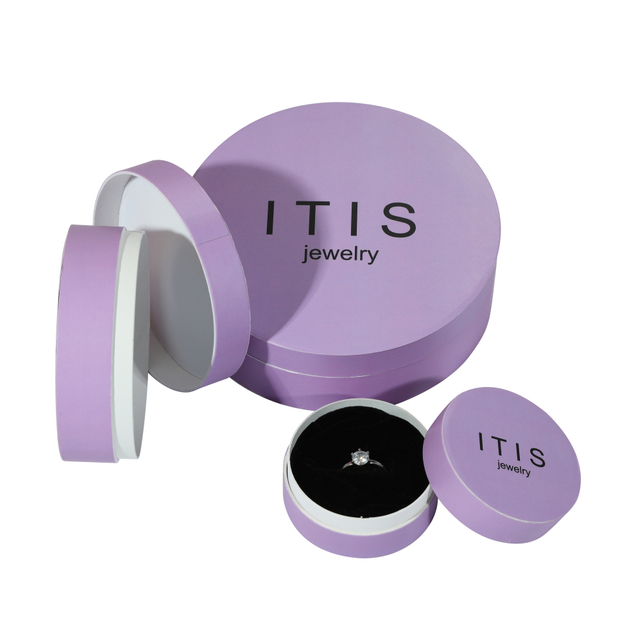 Fábrica de embalaje de papel de caja de joyería personalizada de alta calidad