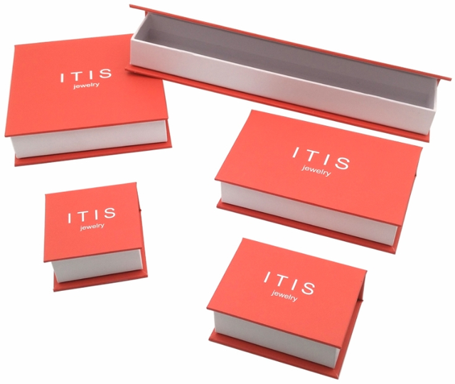 Fabricante de empaquetado de la caja de papel de la joyería de encargo del estilo simple de China