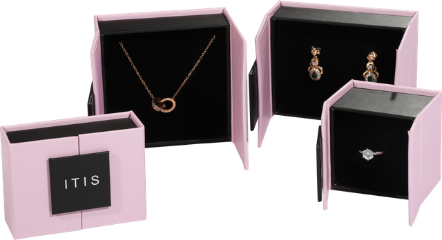 Fábrica de embalaje de cajas de papel de joyería personalizada