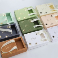 Fábrica de cajas empaquetadas de papel joya personalizada estilo cajón