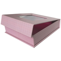 Caja de regalo de embalaje de papel de joyería personalizada glamorosa al por mayor