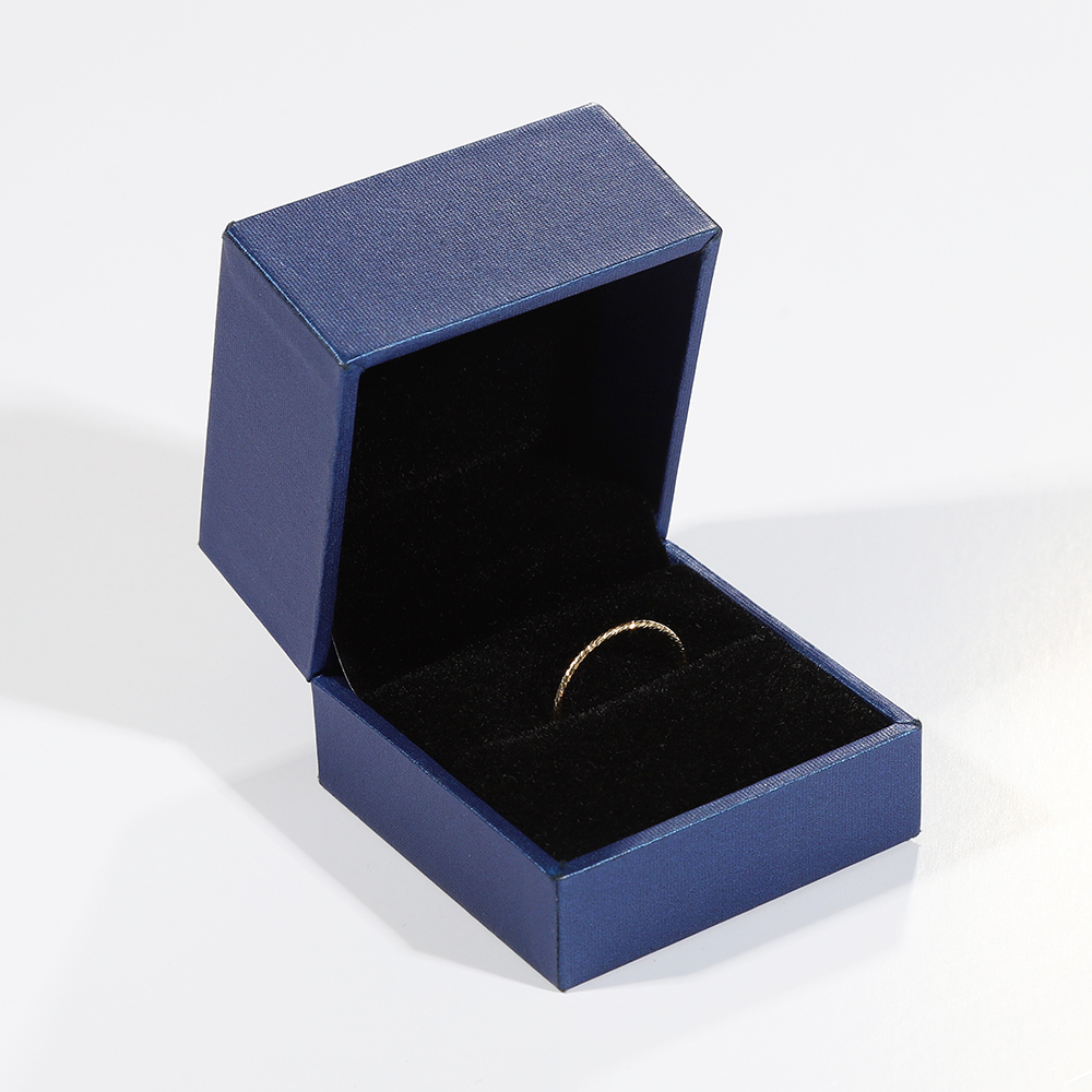 Venta directa de fábrica de embalaje de caja de anillo personalizada de alta gama