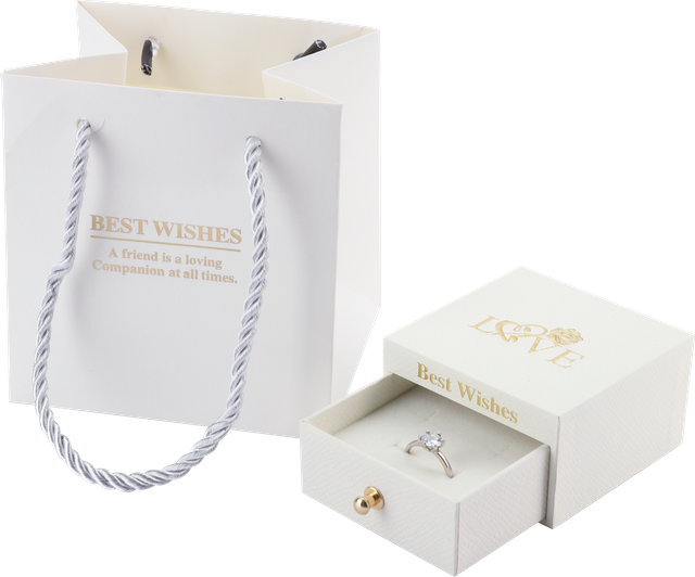 Fábrica de cajas de papel para personalizar el paquete de joyería con mejores ventas