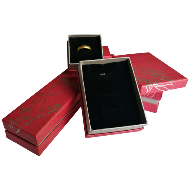 Proveedor mayorista de envases de cajas de papel para joyas de China