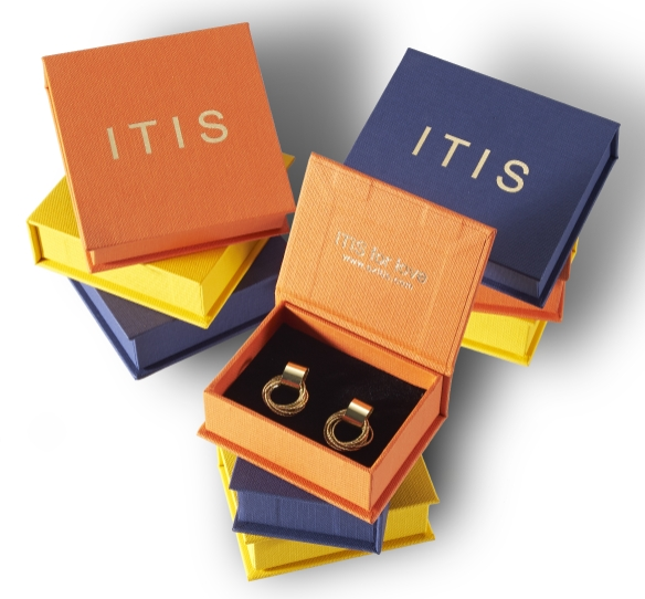 Fábrica caliente de empaquetado de papel de la caja del pendiente del OEM de la venta