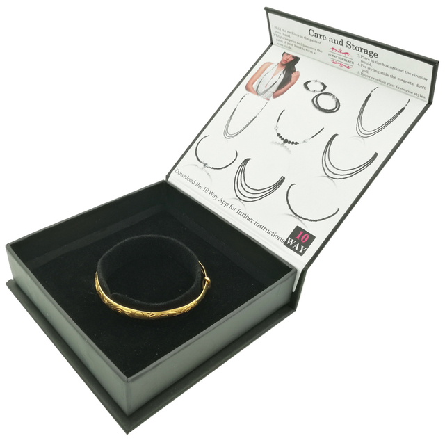 Venta al por mayor Mini embalaje de caja de pulsera de cartón