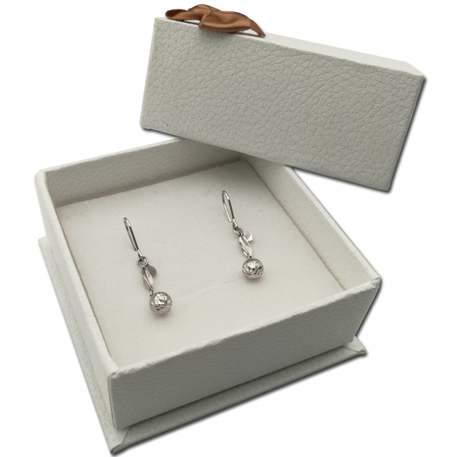 Cajas de embalaje de joyería de imitación de papel personalizadas