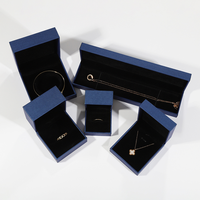 Venta directa de fábrica de embalaje de caja de anillo personalizada de alta gama