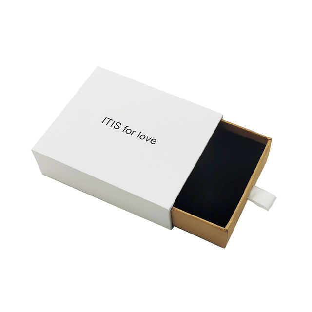 Proveedor de embalaje de caja de papel con anillo de cajón personalizado