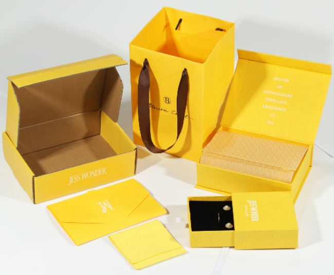 Fábrica de embalaje de cajas de papel de joyería personalizada