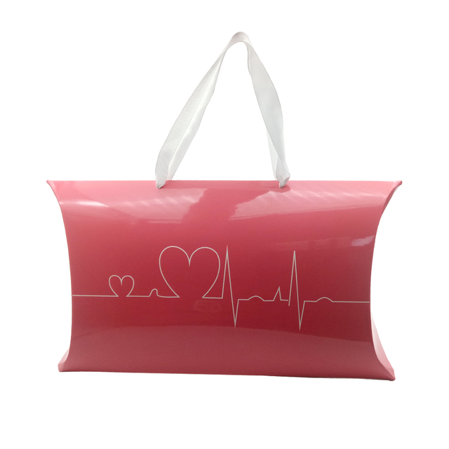 Cajas tipo almohada de joyería de papel de lujo personalizadas