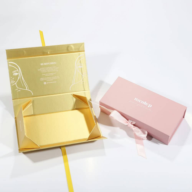 Caja de embalaje de peluca de papel de lujo personalizada