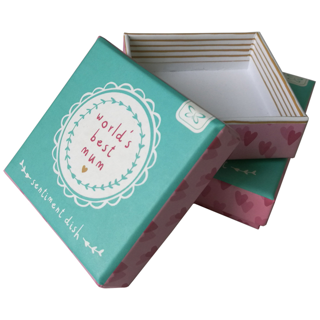 Caja de papel de joyería única personalizada con fábrica de impresión de logotipos