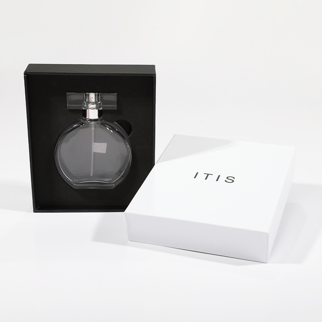 Paquete de caja de cartón de perfume Hermes de lujo