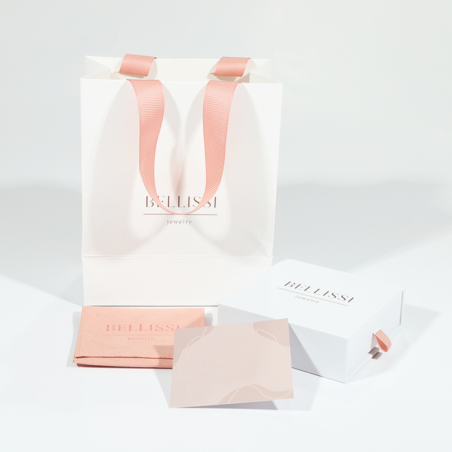 Caja de paquete de anillo de papel única personalizada