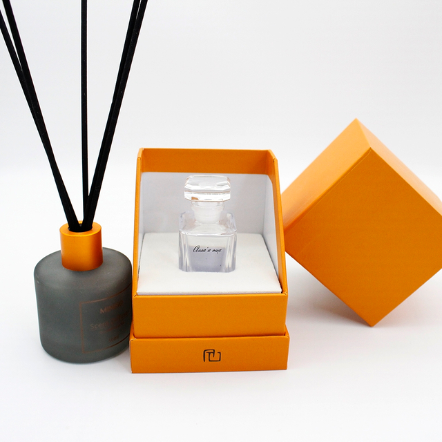 Embalaje de caja de papel de perfume de muestra personalizada