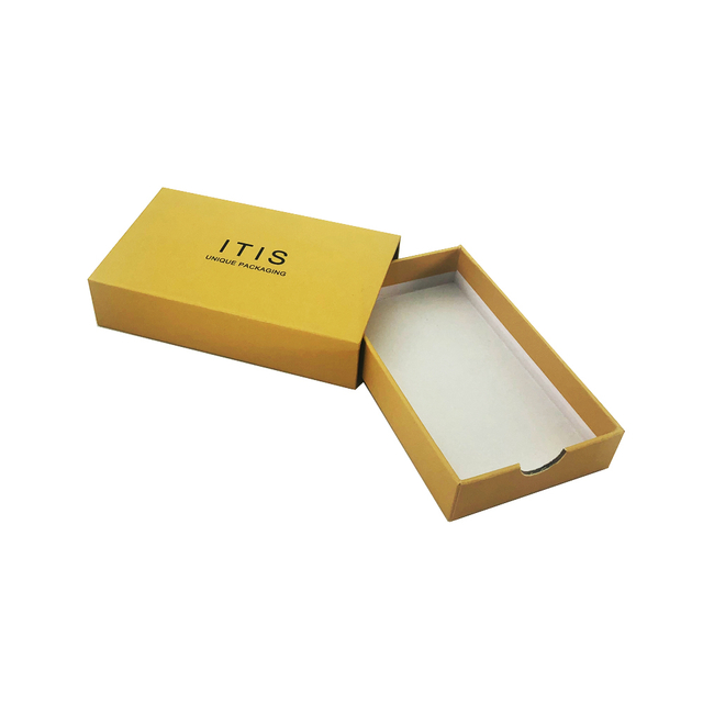 Embalaje amarillo personalizado para el cuidado de la piel